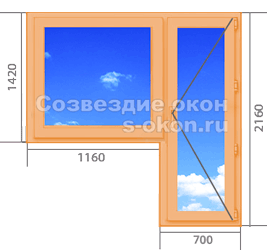 Цены на деревянные окна со стеклопакетом для квартиры