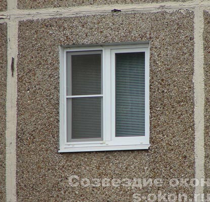 Пример окна в дом Москва