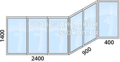 Стоимость остекления балкона П44 сапожок